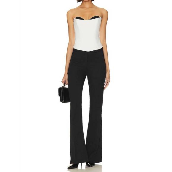 NEW RTA flared trouser in black - Picture 4 of 6